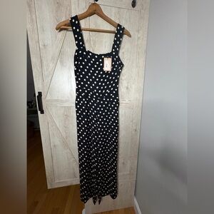 French Connection Polka Dot Cropped Palazzo Jumpsuit – NWT